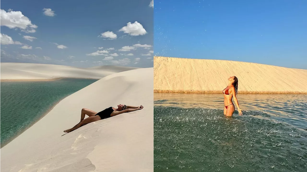 Gisele Bündchen conhece os Lençóis Maranhenses: “Que lindo o nosso Brasil”