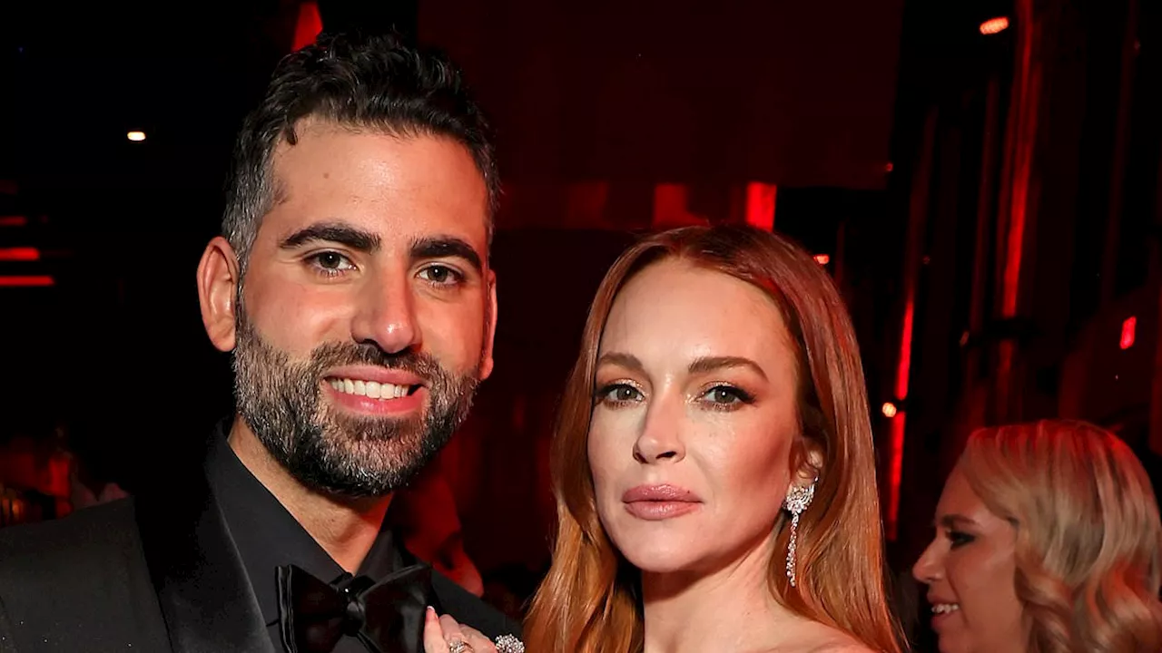 Lindsay Lohan and husband Bader Shammas enjoy a rare date night with romantic dinner at West...