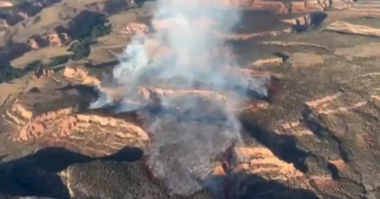 Kings Canyon Fire burning in Mesa County, one of several burning in Colorado’s Western Slope Monday