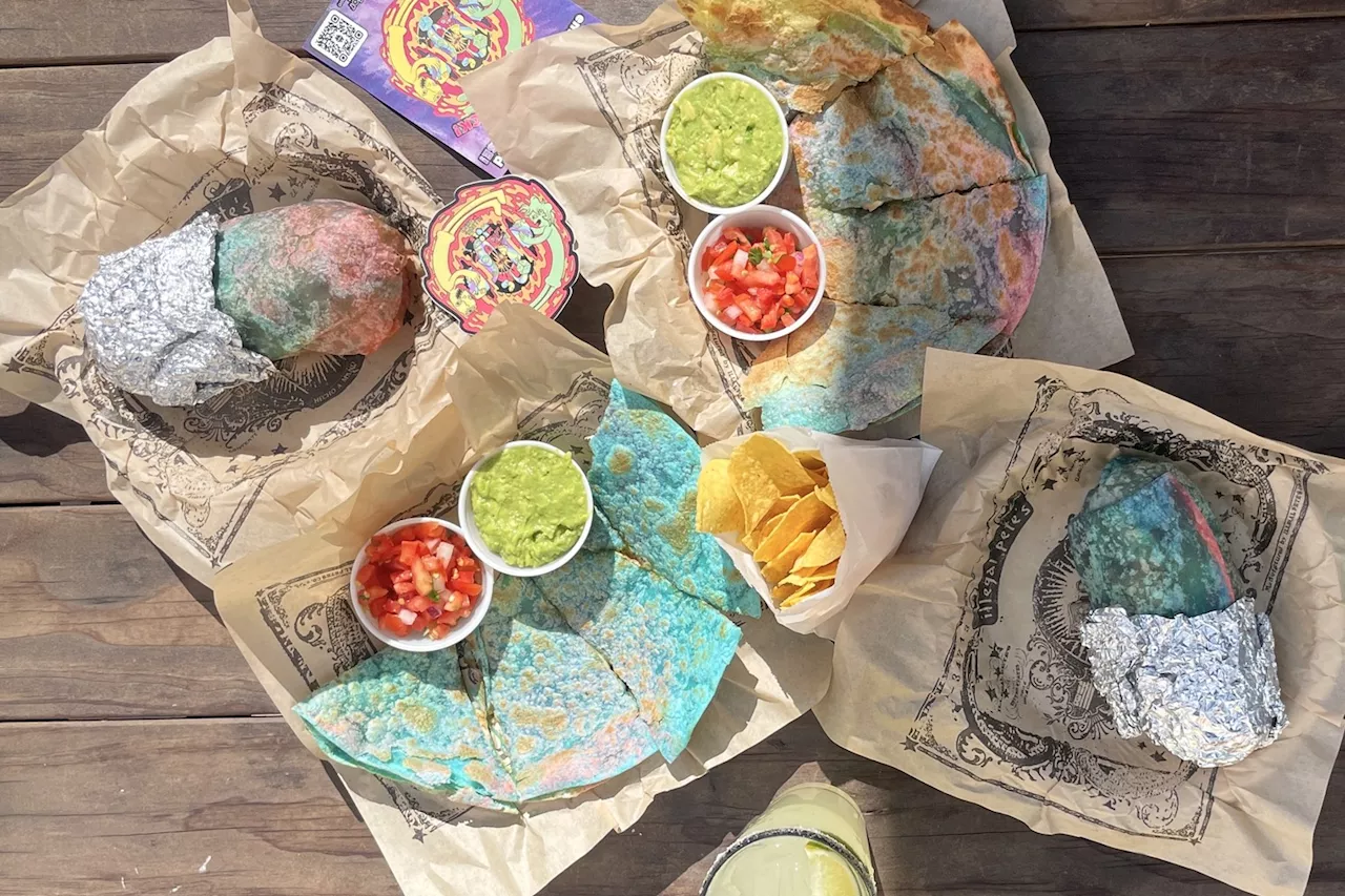 Illegal Pete’s and Meow Wolf Partner on a Tie-Dyed Tortilla: the Portilla