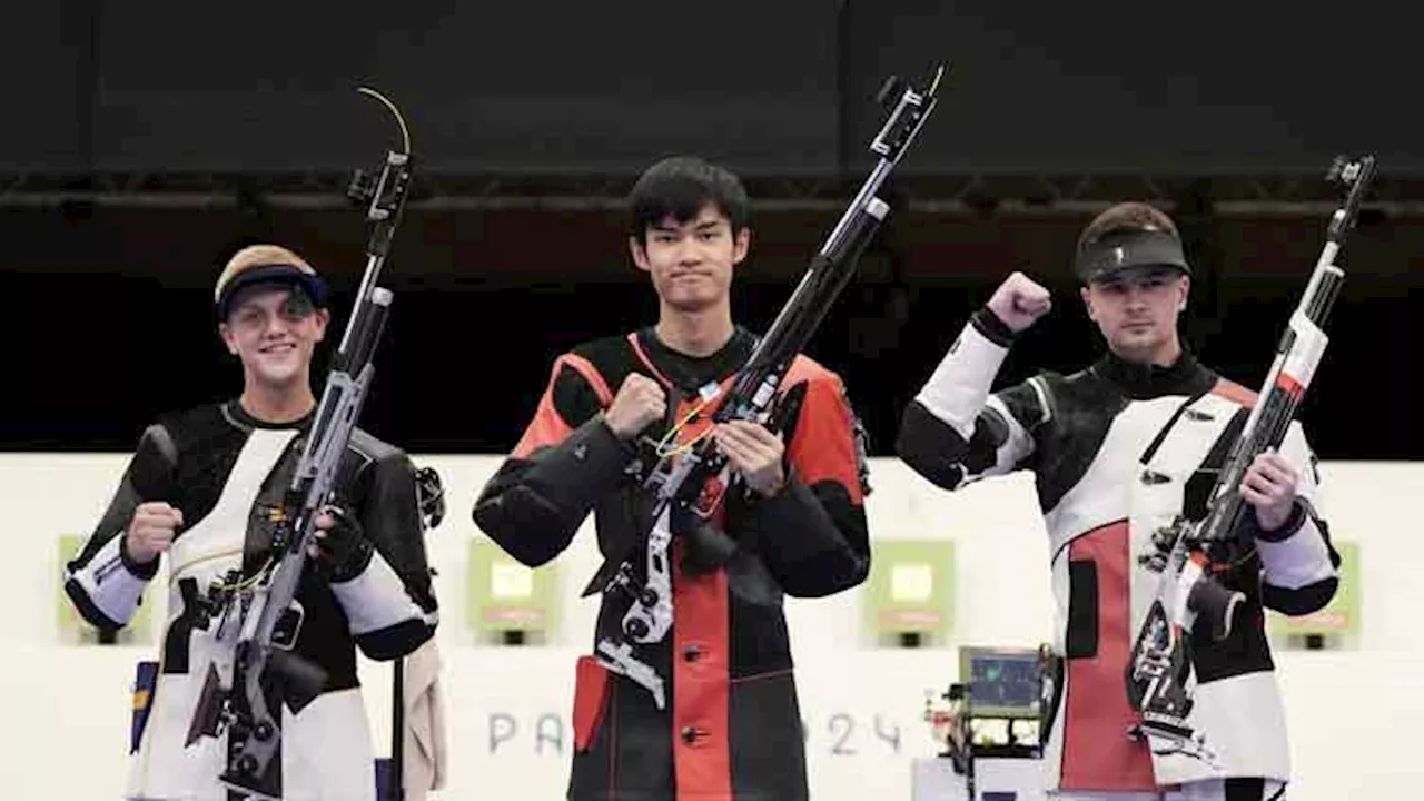 China's sensational Sheng wins second shooting gold in Paris