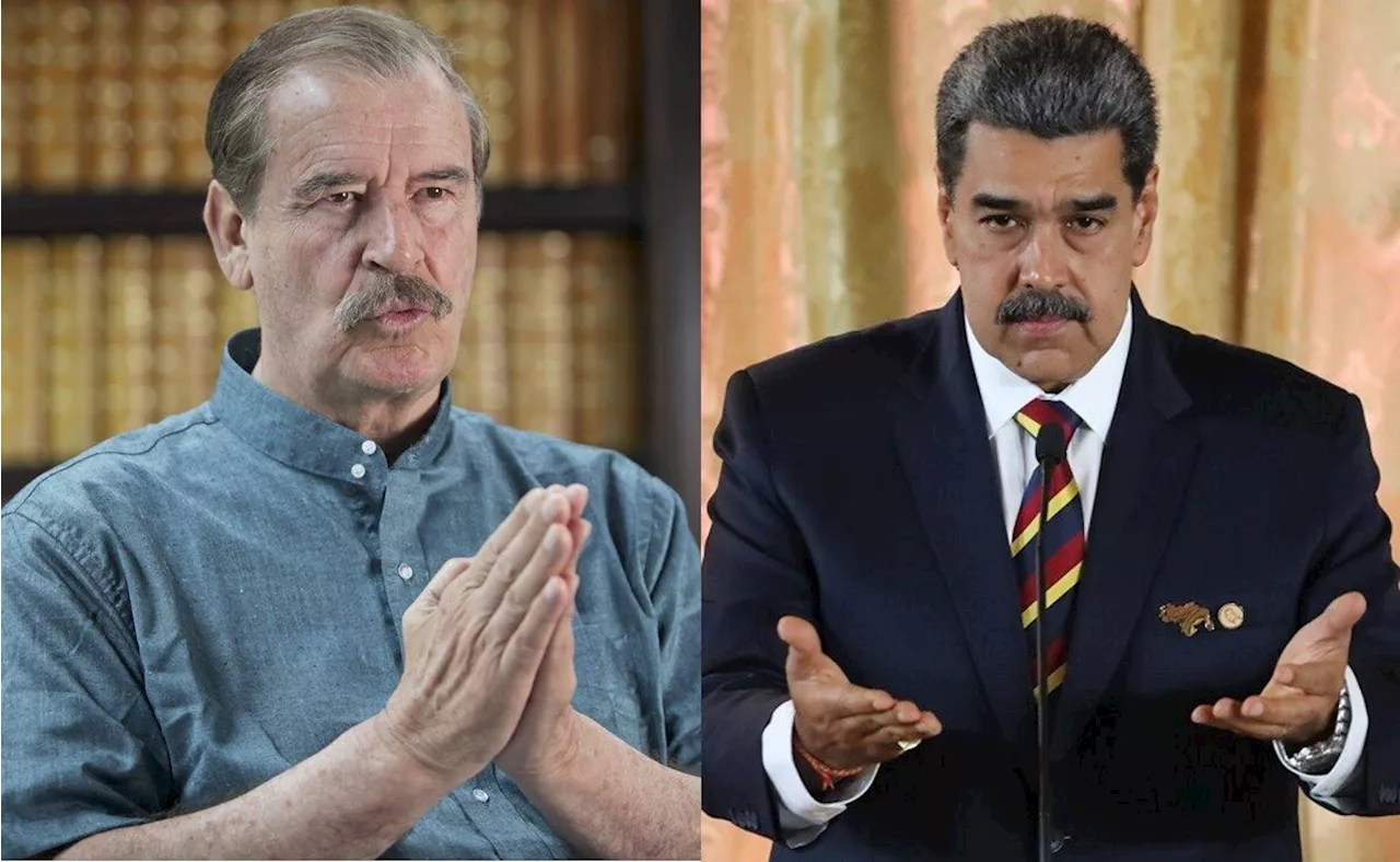 Vicente Fox acusa “atentado contra la democracia”, tras virtual triunfo de Nicolás Maduro en Venezuela