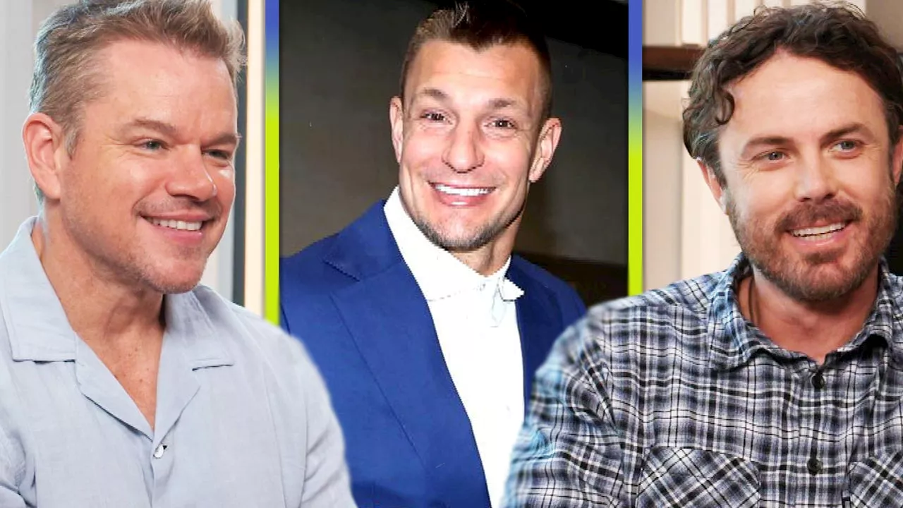 Matt Damon and Casey Affleck Dish on Rob Gronkowski's Cameo in 'The Instigators' (Exclusive)