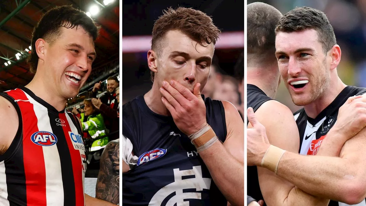 Three clubs earn top marks; flag favourites flop as finals race heats up — AFL Report Card