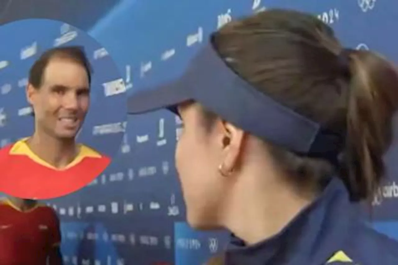 Camila Osorio tuvo curiosa reacción al ver a Rafael Nadal: ¿La ignoró?