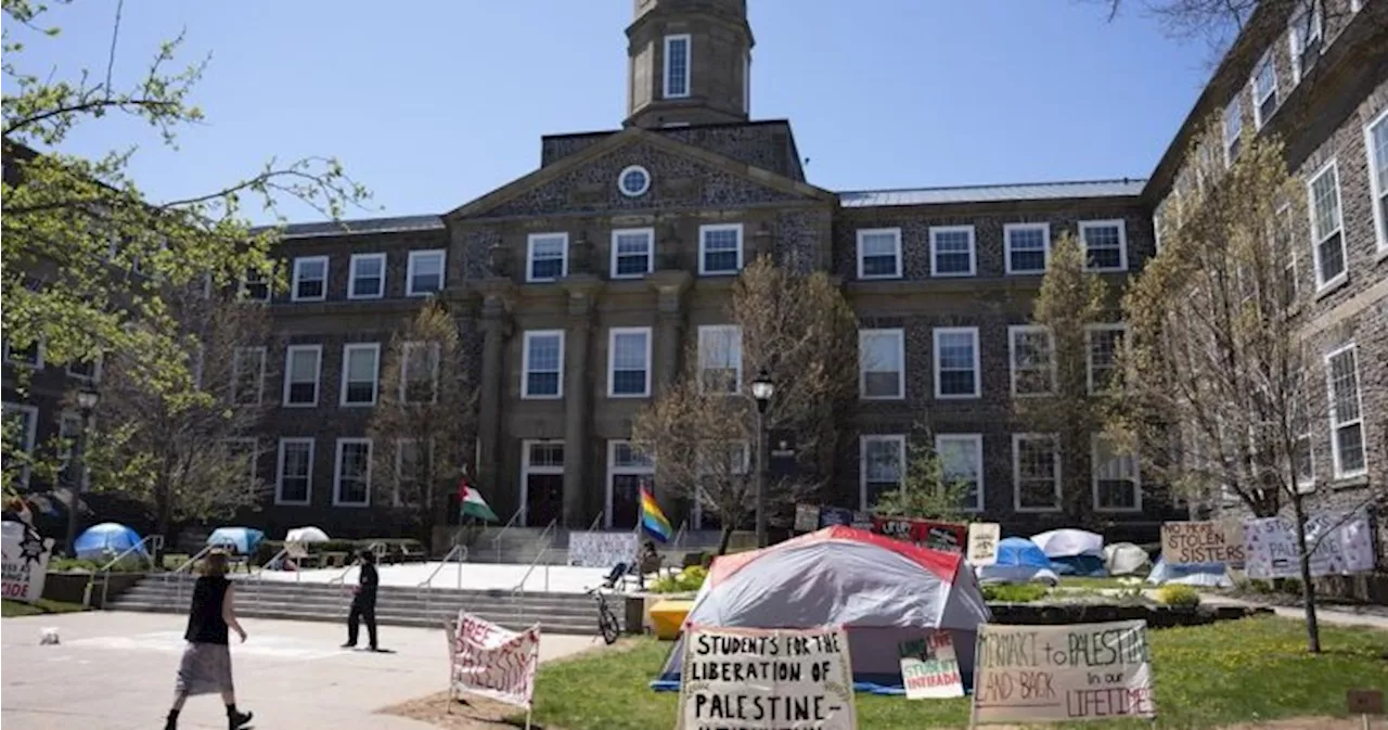 Dalhousie University in Halifax orders removal of pro-Palestinian encampment