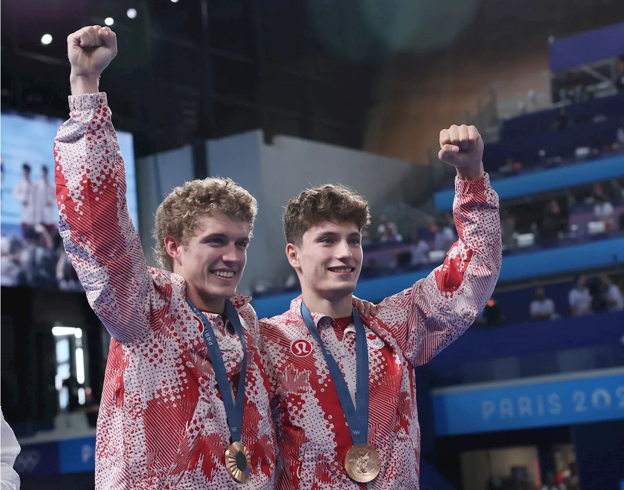 Canada wins bronze in men’s synchronized diving 10-metre platform event