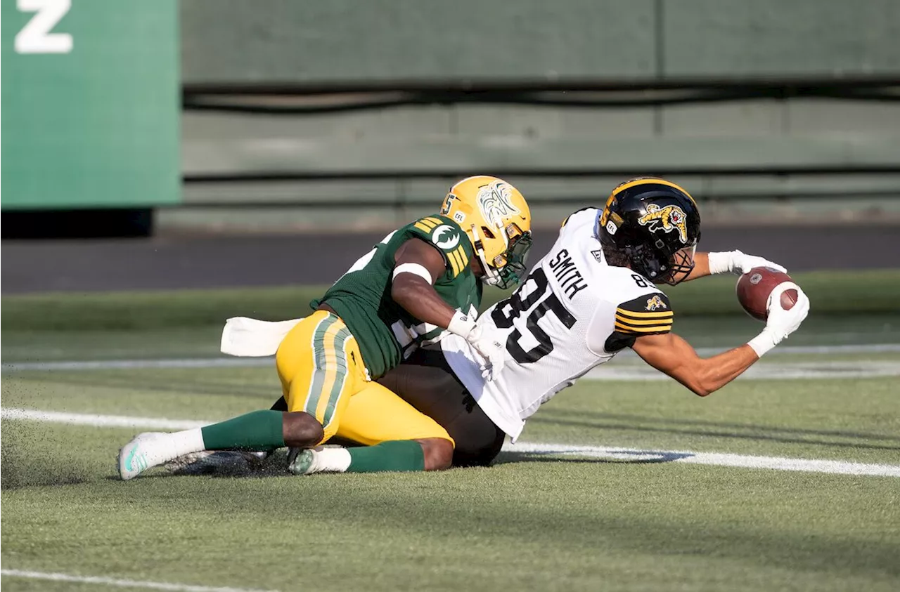 Mitchell helps Tiger-Cats blitz winless Elks 44-28