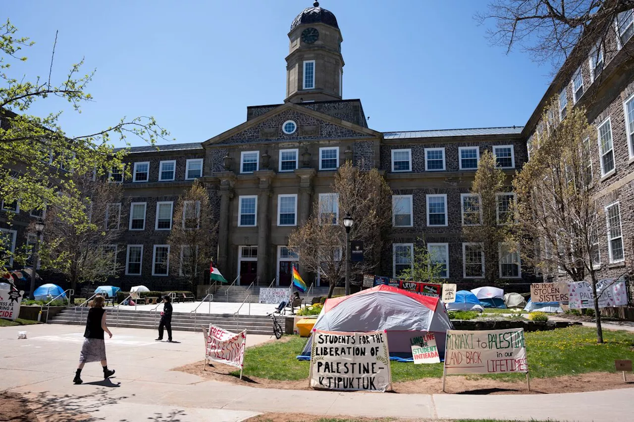 Dalhousie University in Halifax orders removal of pro-Palestinian encampment