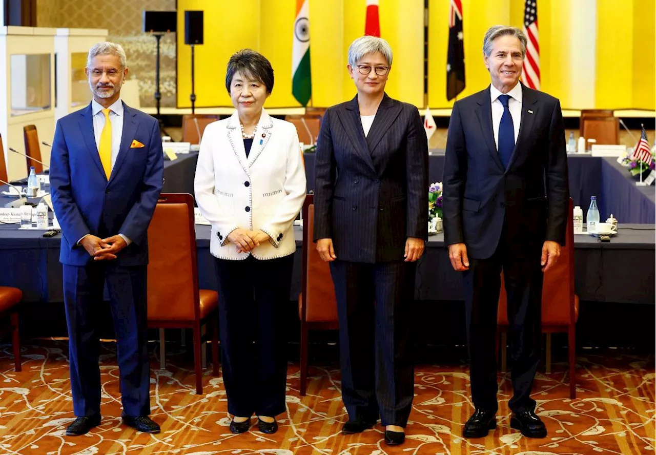 Quad foreign ministers meet in Tokyo for talks on maritime security, cyber defenses