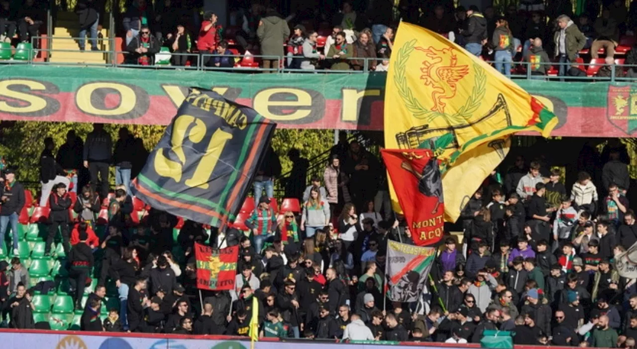 Ternana, le prime cinque partite saranno in notturna