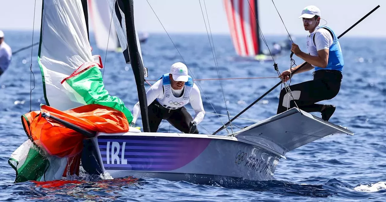 Disqualified Irish boat still second overall in Olympic race