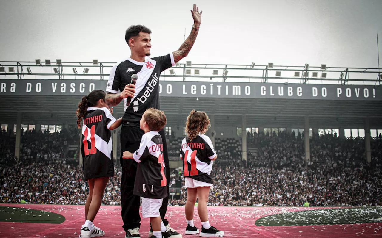 Torcida do Vasco esgota ingressos para possível estreia de Coutinho em São Januário