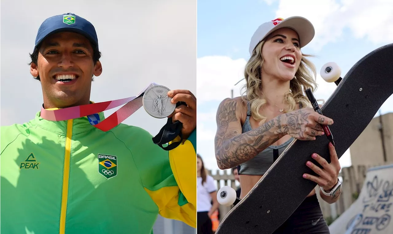 Relembre ‘treta’ de Tóquio entre skatistas Kelvin Hoefler e Letícia Bufoni, amiga de Rayssa Leal; eles não se seguem nas redes