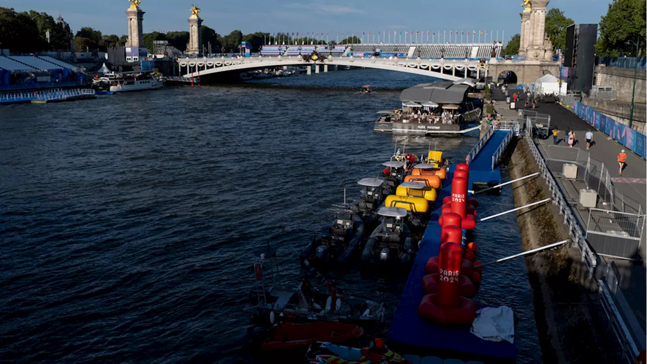 Triathlon cancels Olympic swim training again over poor water quality in the Seine River