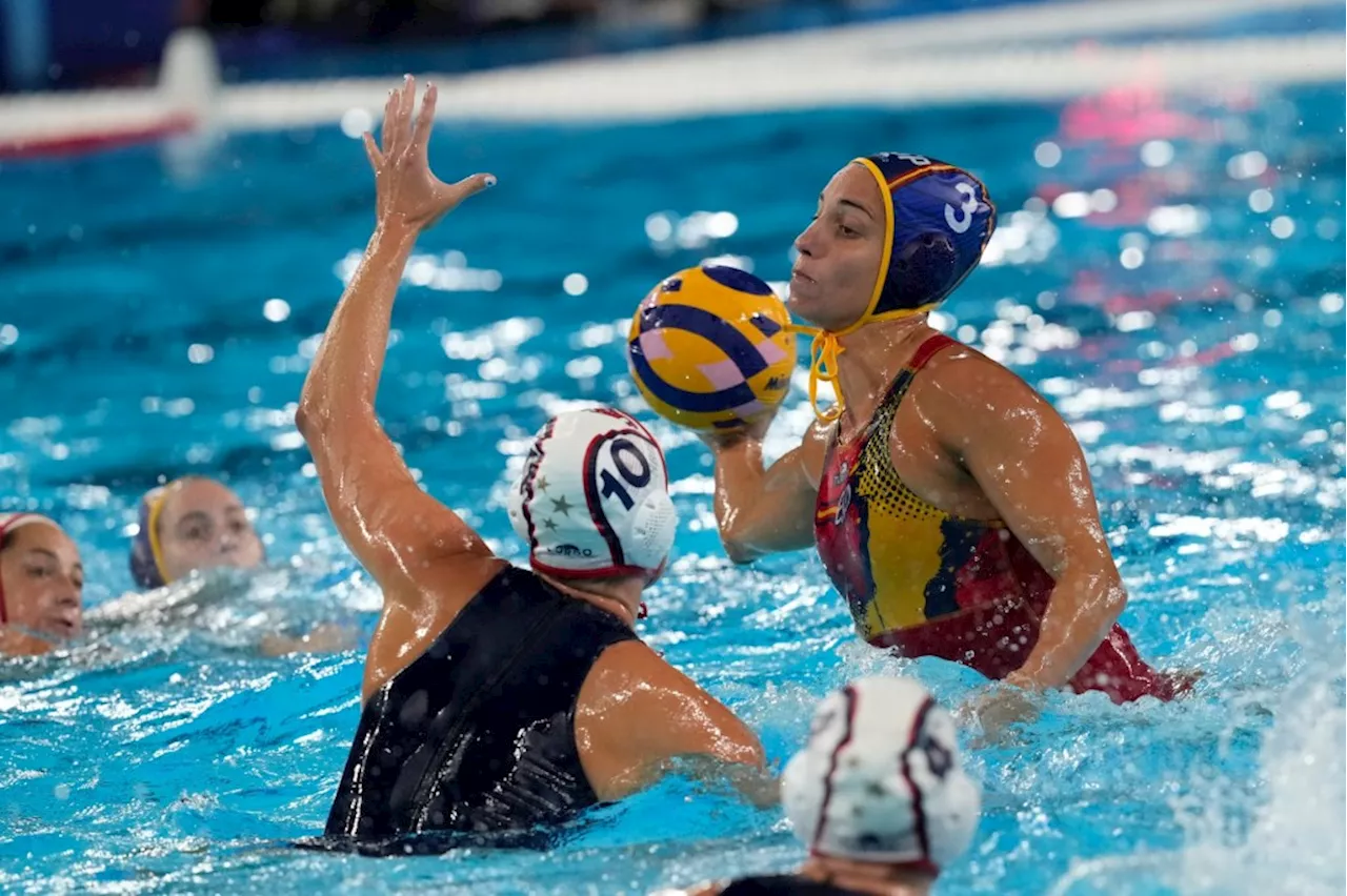 Olympic water polo: U.S. women suffer rare loss, falling to Spain in rematch of Tokyo final