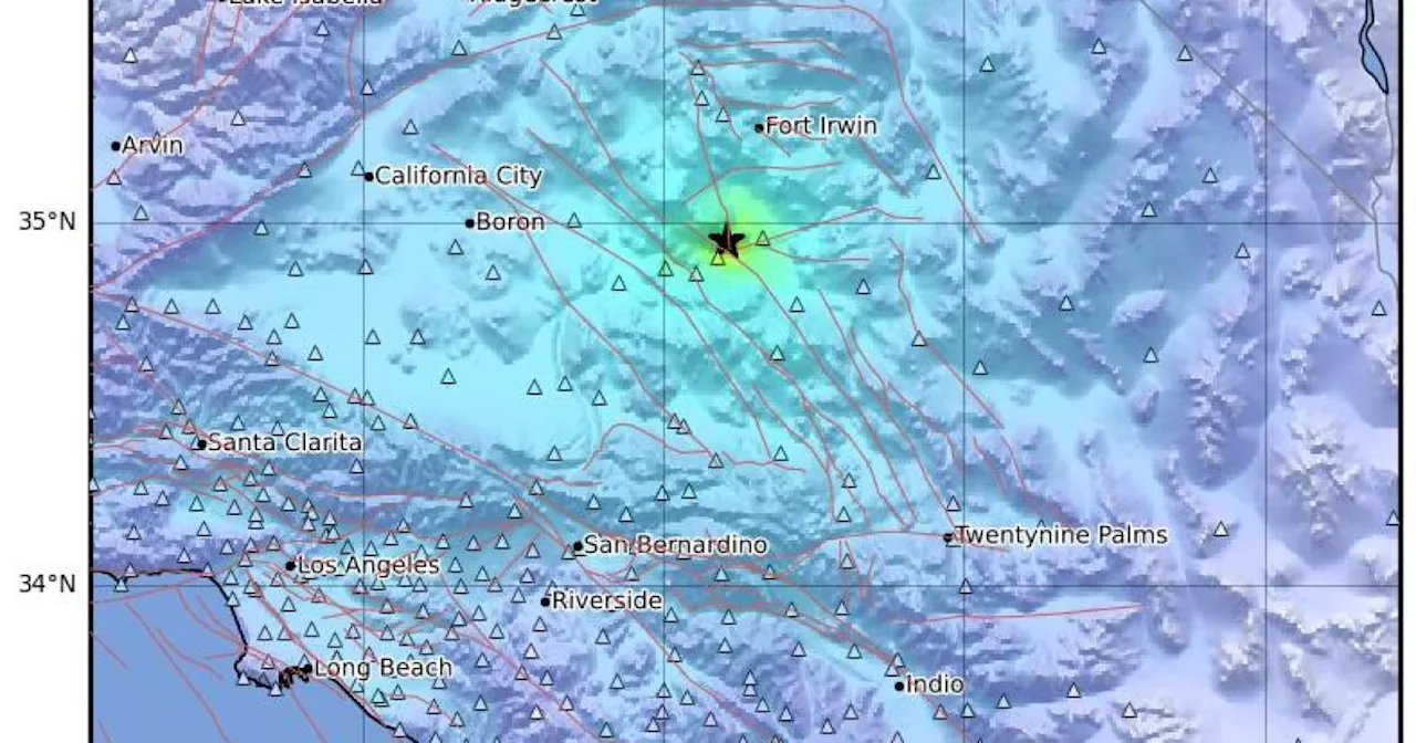 Magnitude 4.9 earthquake strikes near Barstow, shaking much of Southern California