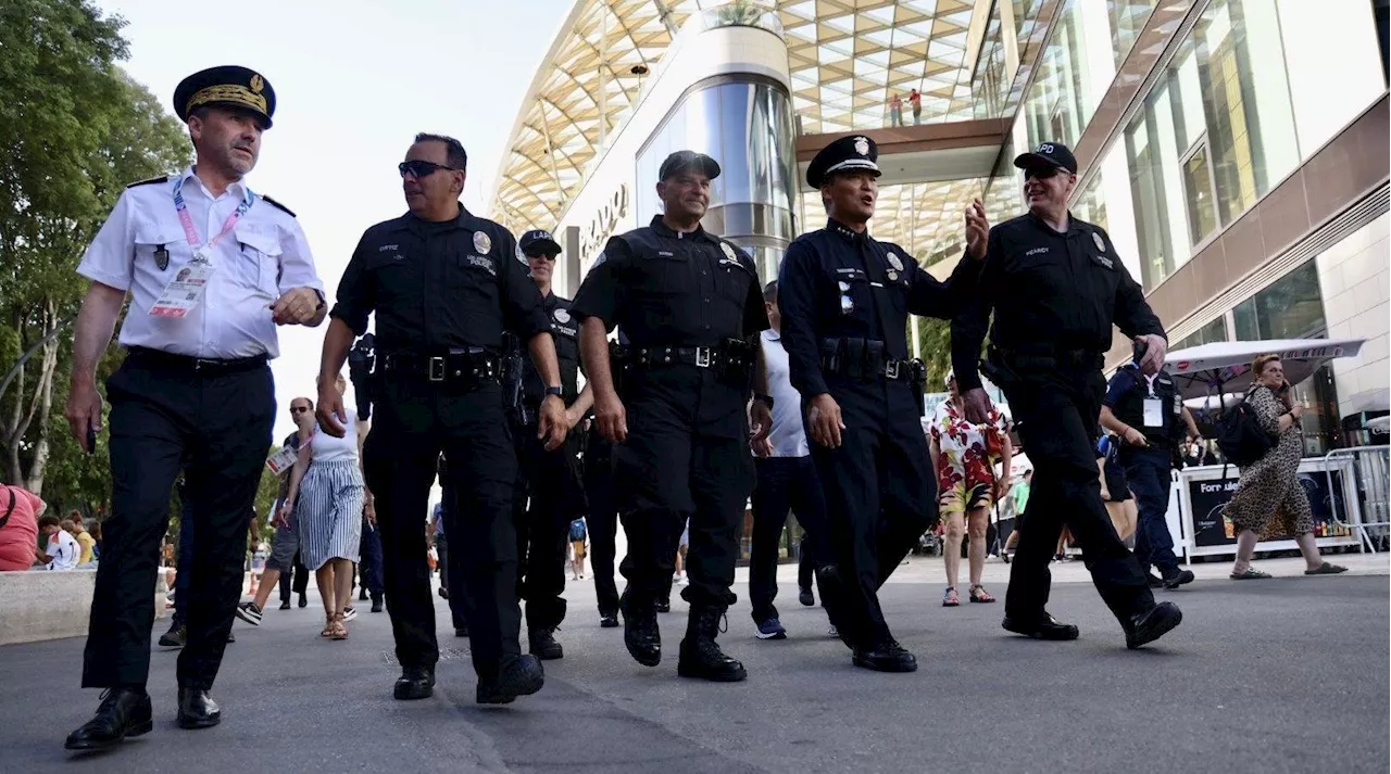 JO-2024 : les policiers de Los Angeles en patrouille dans les rues de Marseille