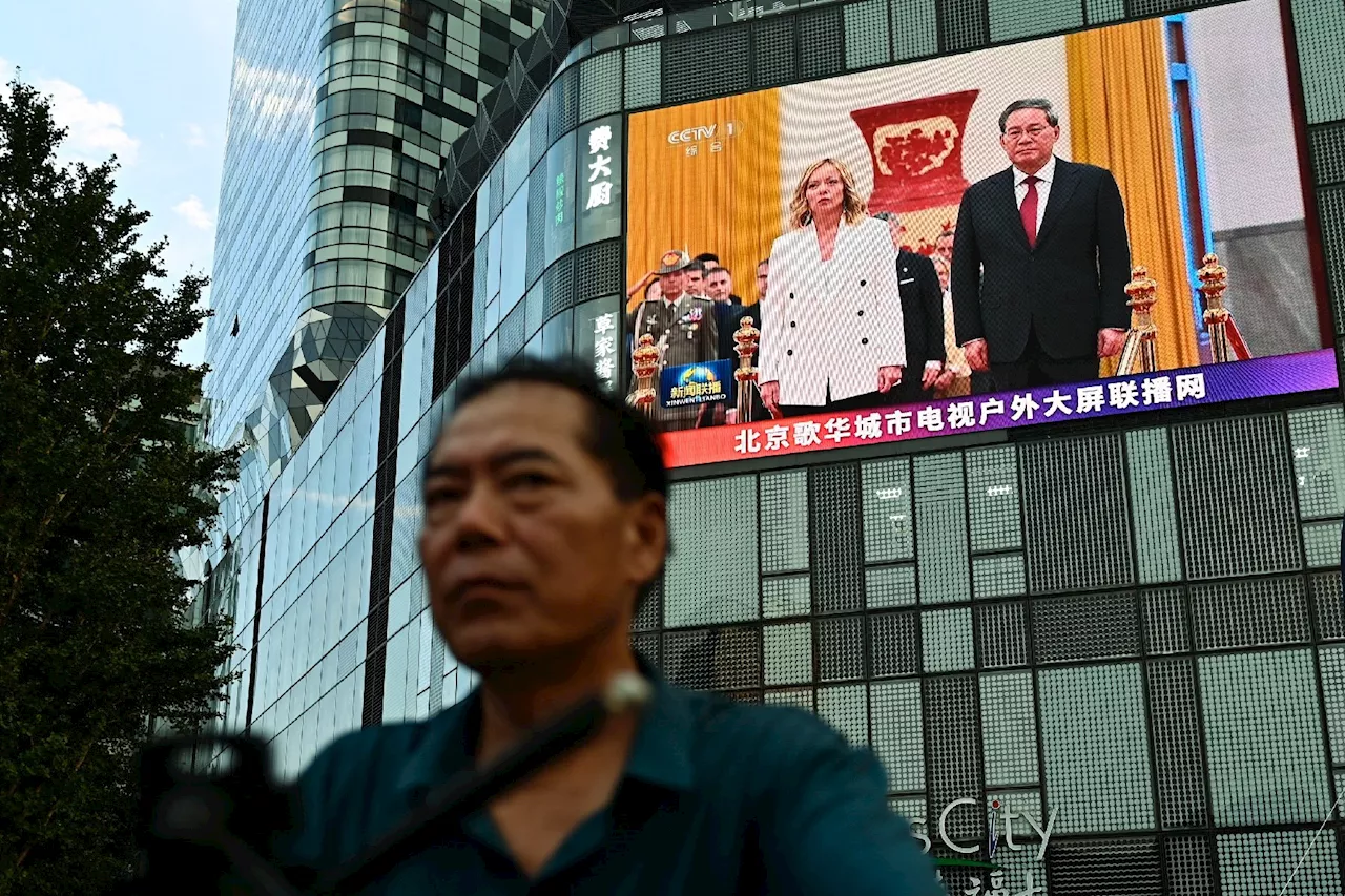 La Chine est un 'interlocuteur important' pour régler les problèmes mondiaux, assure Meloni à Pékin