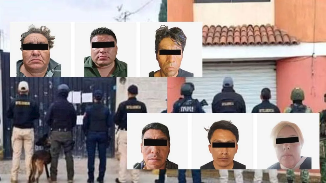 Capturan a 6 personas con más de 800 dosis de droga en Ixmiquilpan, Hidalgo