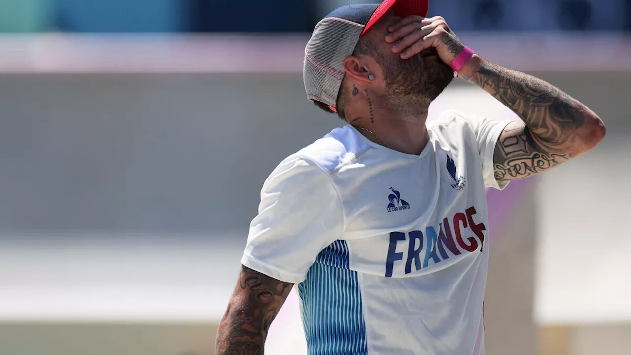 JO Paris 2024, skateboard : immense douche froide pour Aurélien Giraud, éliminé avant la finale