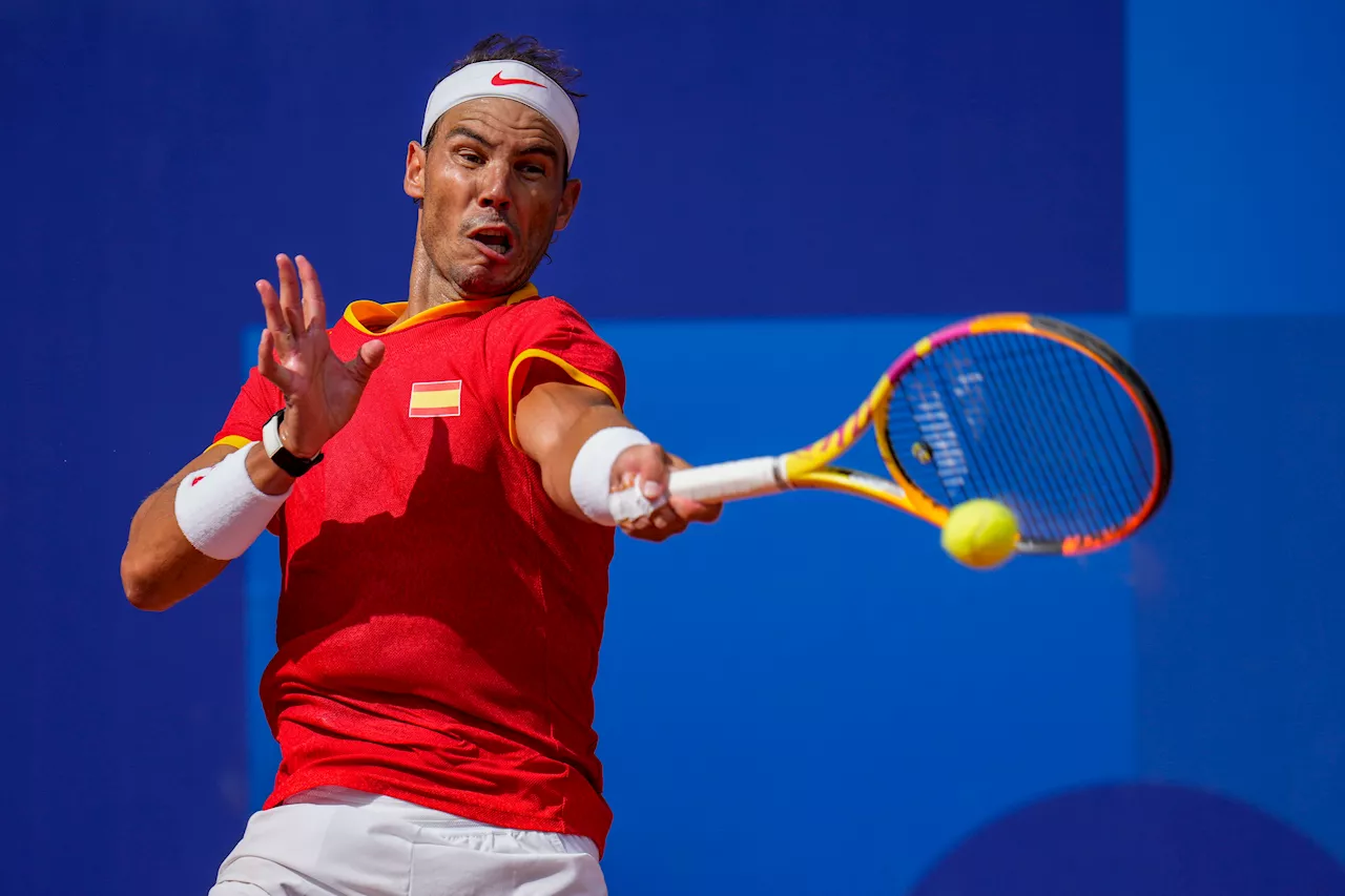 Rafael Nadal wins in Olympic singles, battles rival Novak Djokovic on Monday