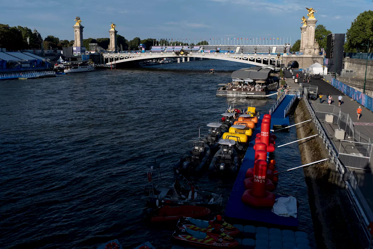 Triathlon cancels Olympic swim training for the second day over poor water quality in the Seine