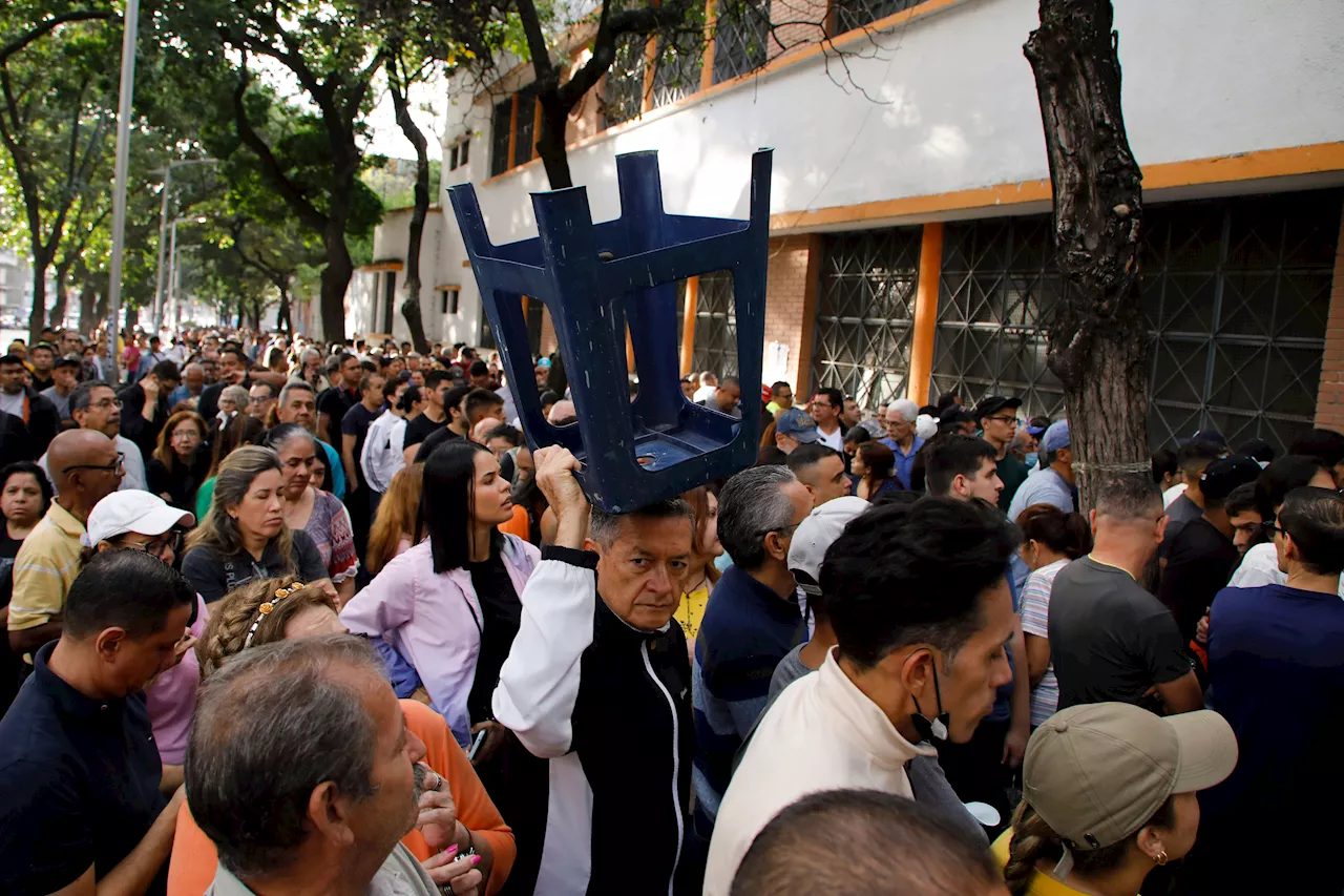 Venezuelans anxiously await results of presidential election that could end one-party rule