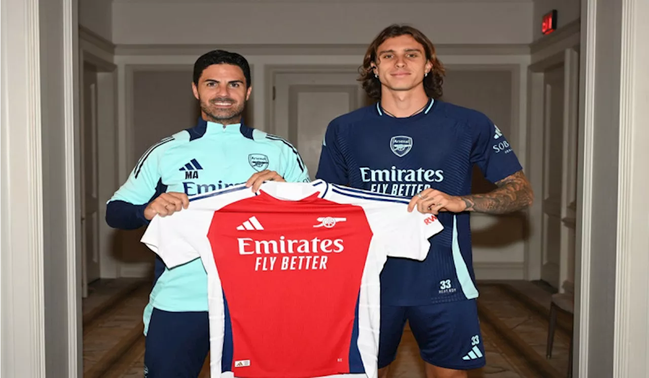 Riccardo Calafiori Resmi Bergabung dengan Arsenal