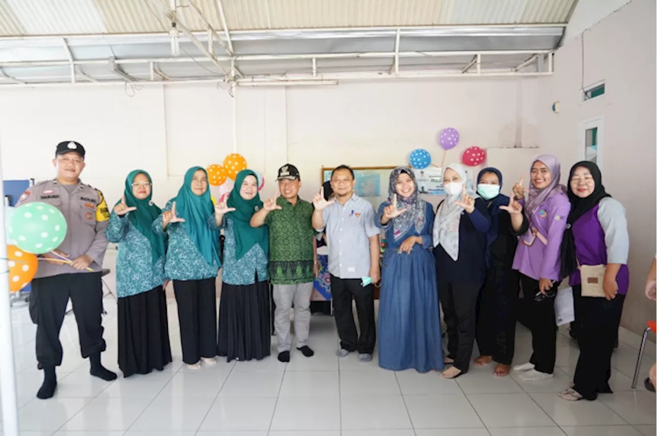 Suasana Meriah mengiringi Pelaksanaan PIN Polio di Posyandu Sedap Malam VI Ciwaduk Cilegon