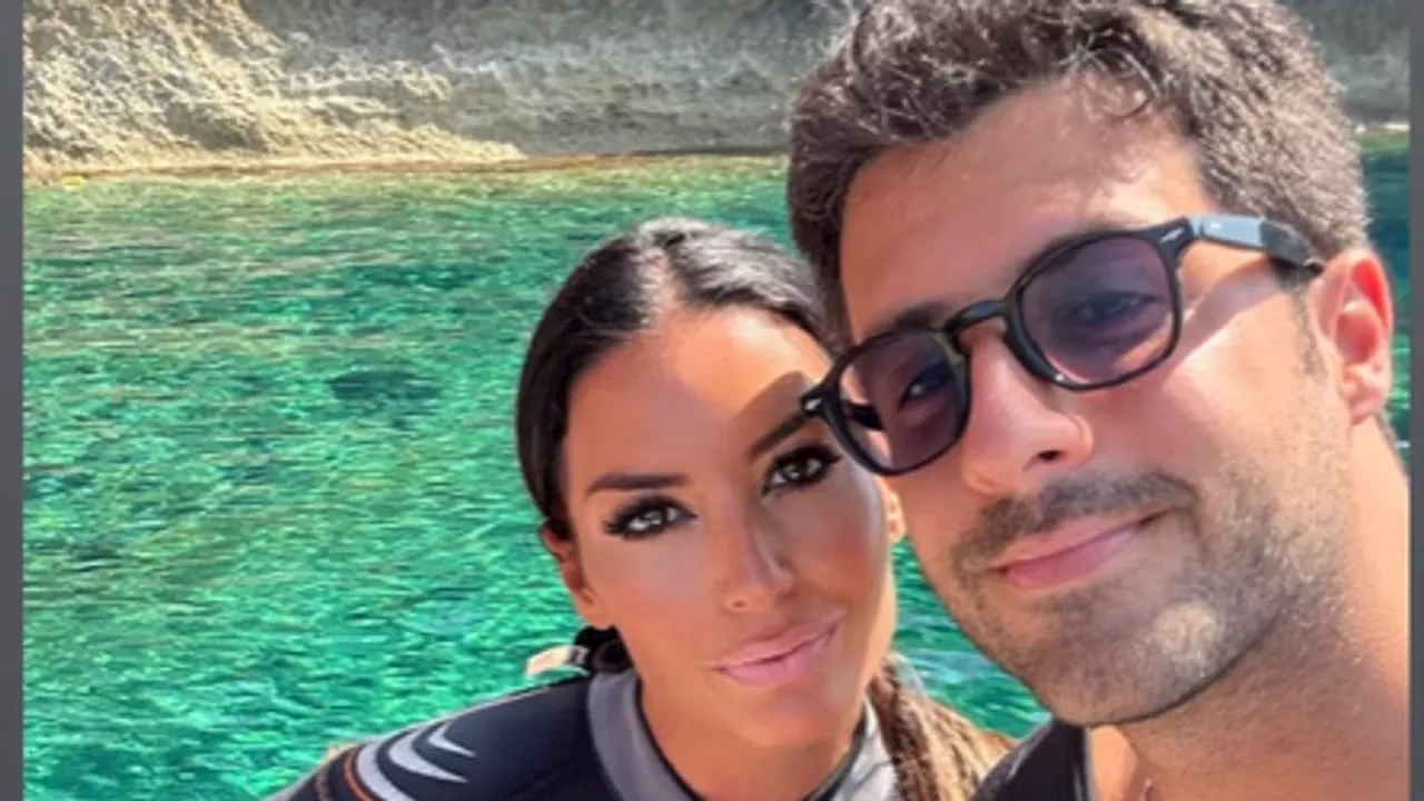 Elisabetta Gregoraci a Lampedusa con Giulio Fratini