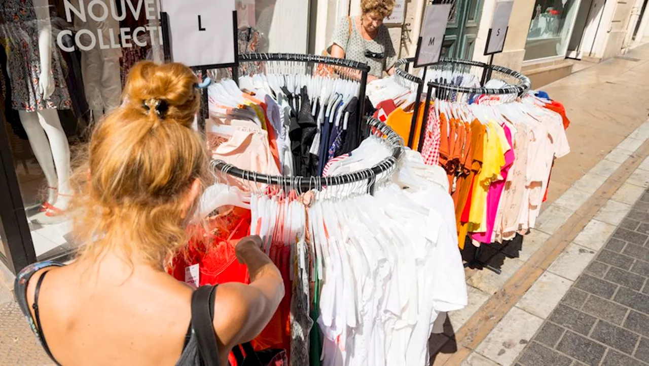 Une semaine de Grande braderie pour la fin des soldes dans les rues du centre-ville de Montpellier