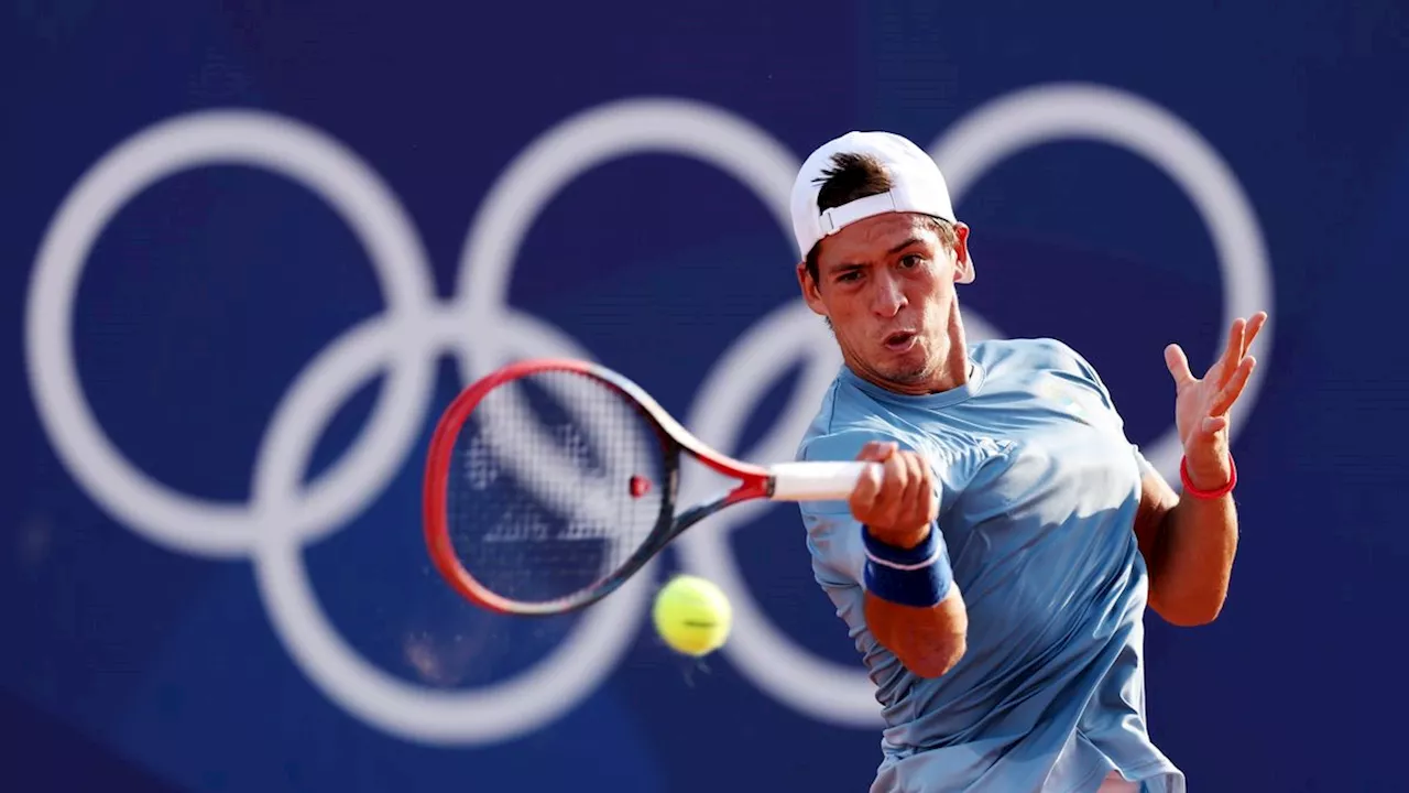 Sebastián Baez ganó y está en octavos de final de los Juegos Olímpicos de París 2024