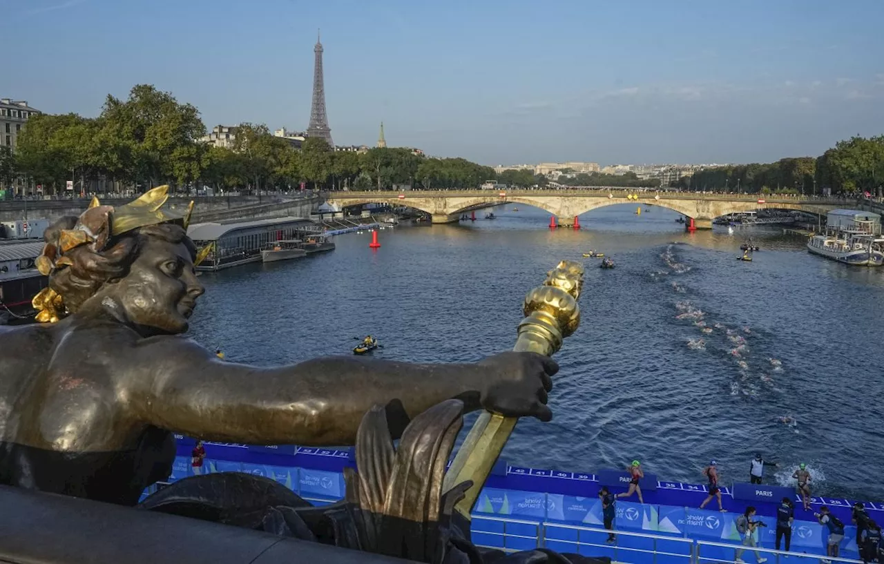 Triathlon cancels Olympic swim training for the second day over poor water quality in the Seine