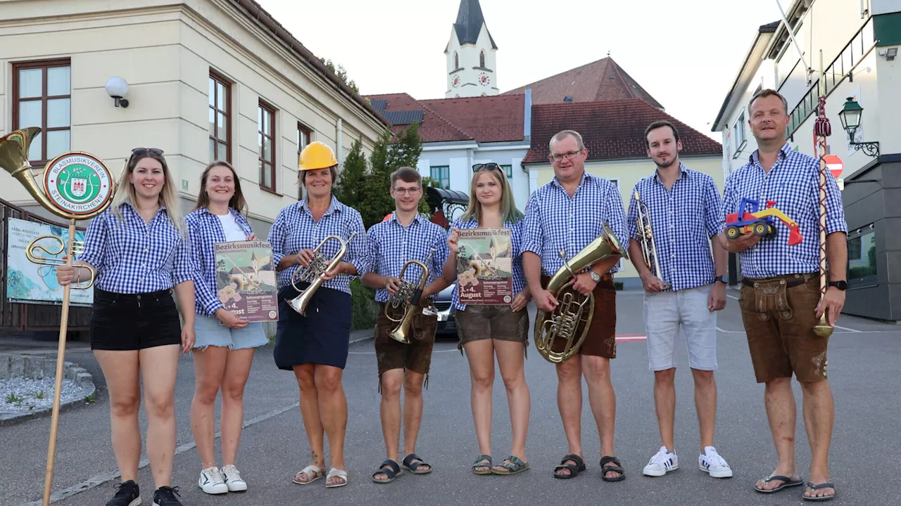 Ein Wochenende voller Blasmusik in Steinakirchen