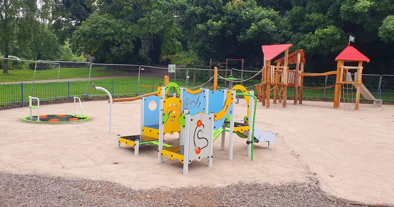 New play equipment being installed at park as part of £200k project