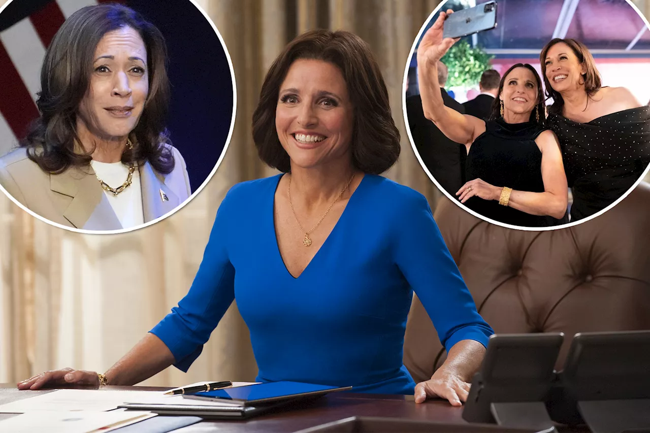 Kamala Harris 'getting a kick out of' resurgence of 'Veep,' Julia Louis-Dreyfus says