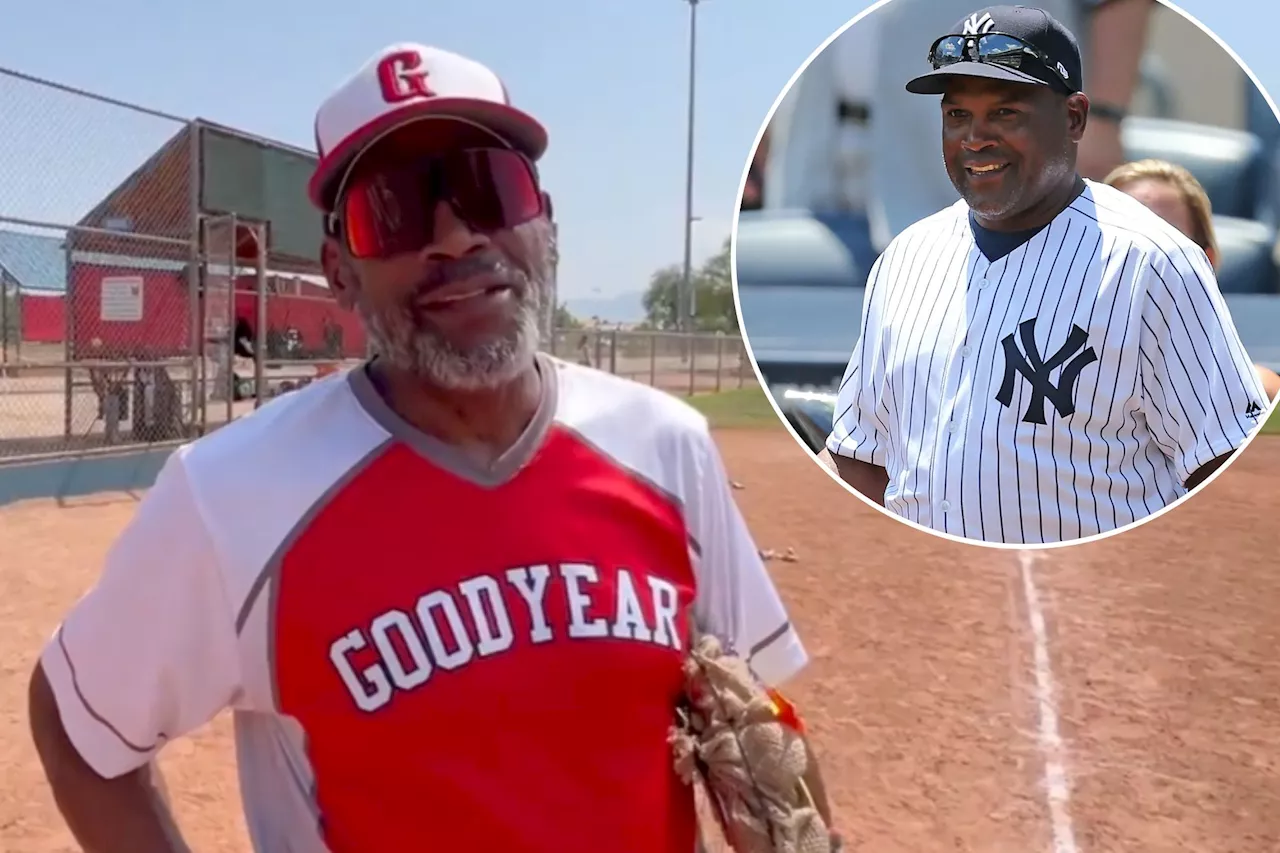 Tim Raines coaching twin daughters in Junior League World Series softball