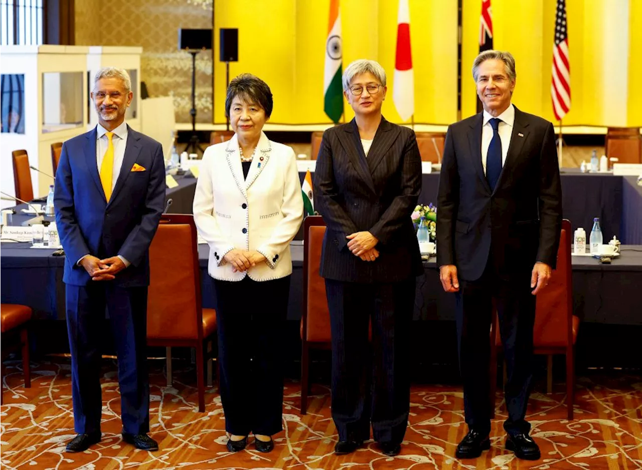 Quad foreign ministers meet in Tokyo for talks on maritime security, cyber