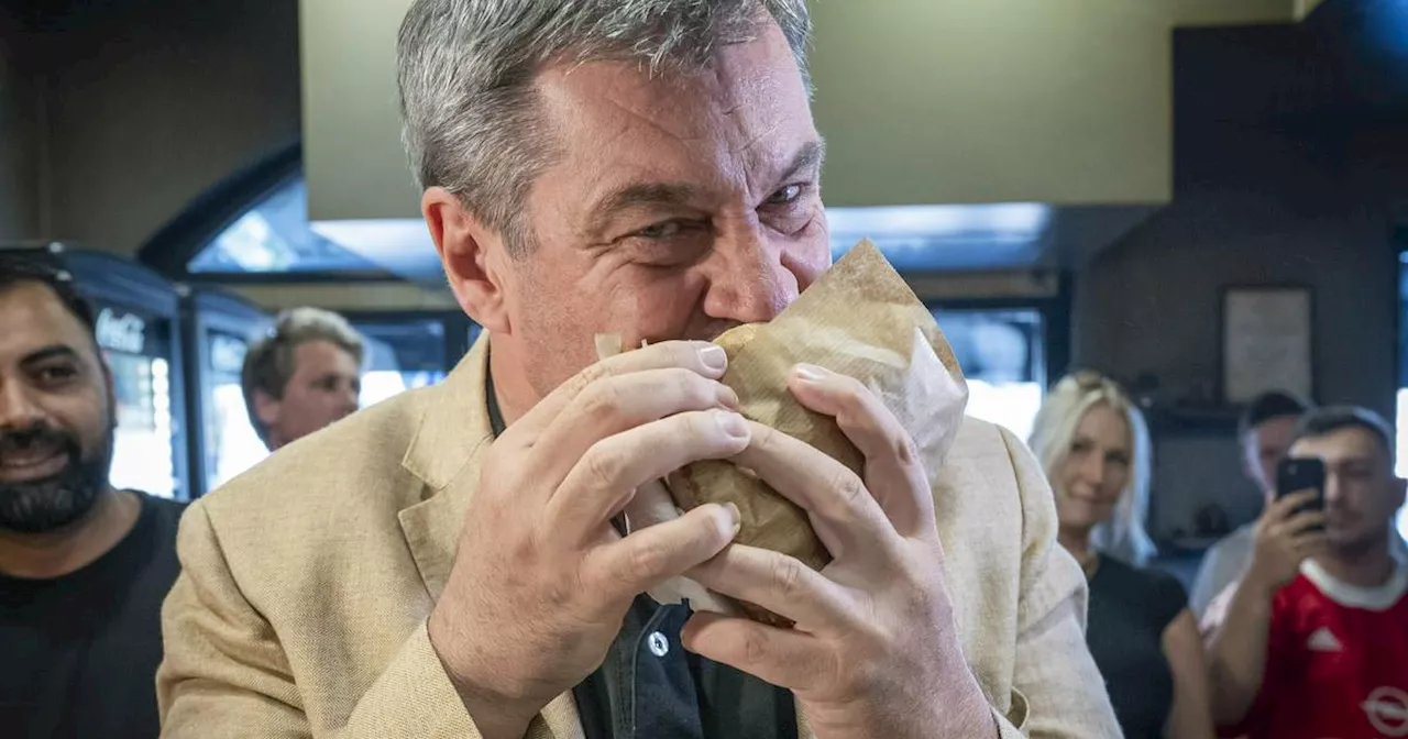 München: Markus Söder geht mit 20 Instagram Followern Döner essen