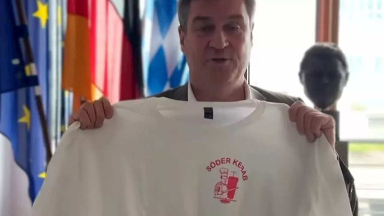 Bayerischer Ministerpräsident Markus Söder lädt Follower zum Döner-Essen ein