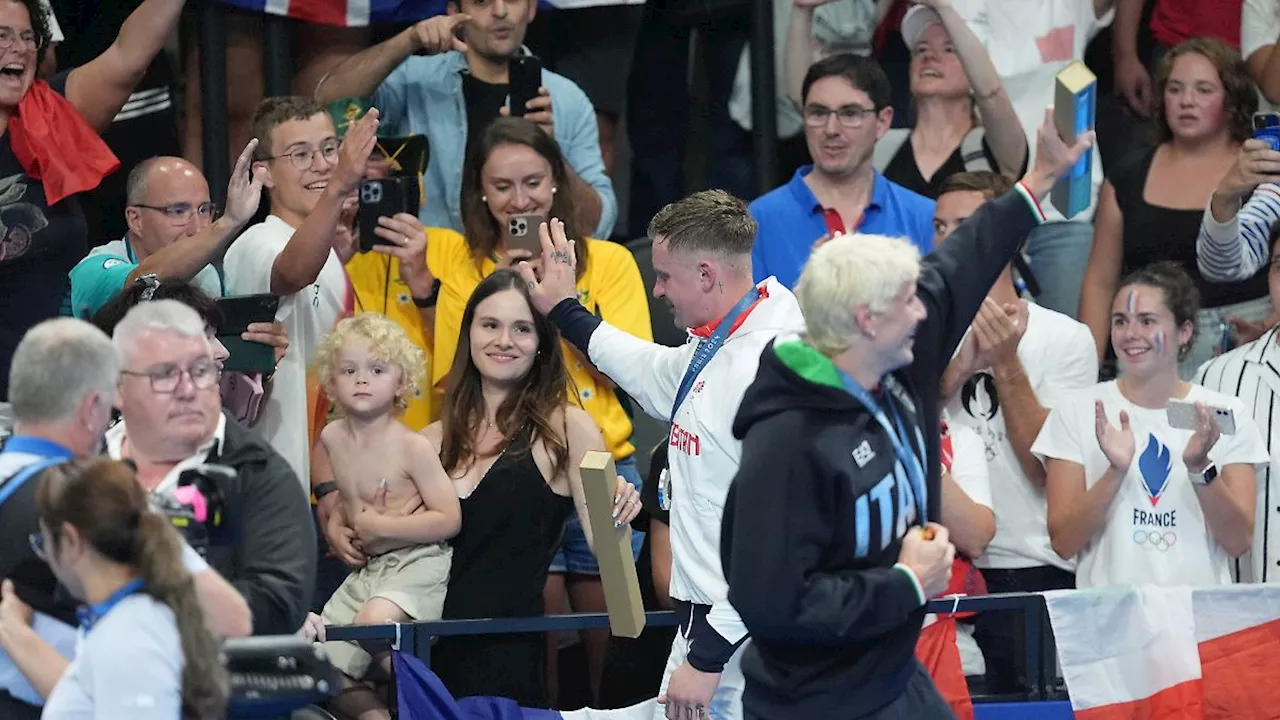 Olympia 2024: Schwimm-Star Adam Peaty weint nach süßer Liebeserklärung seines Sohnes