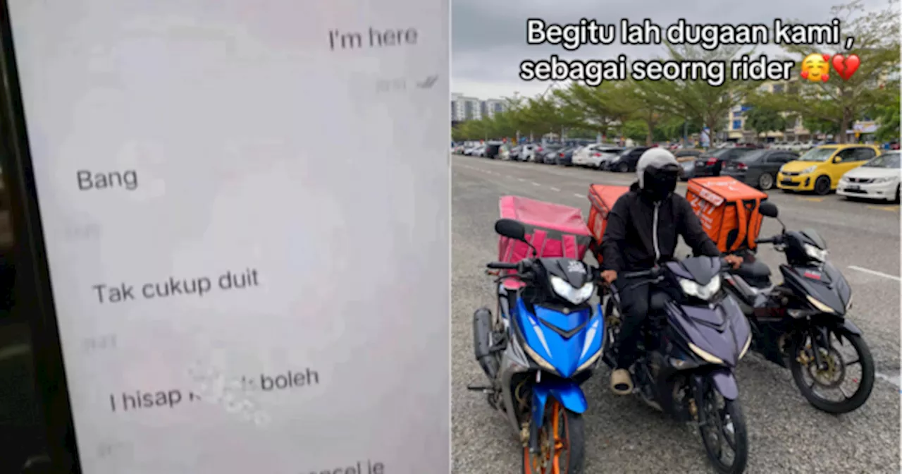 Rider Kongsi Dugaan Cari Rezeki, Siap Ada Yang Ajak Masuk Bilik