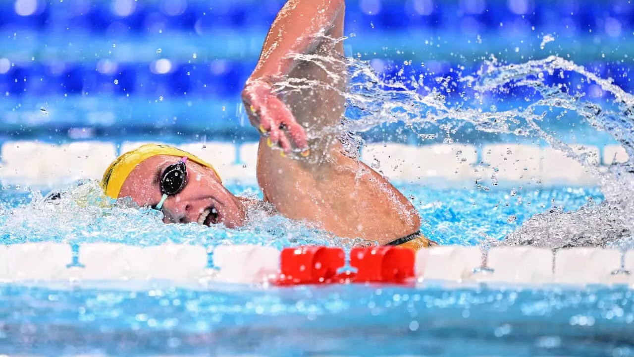 Ariarne Titmus, Grace Brown win gold as Australia dominate Paris Games opening day