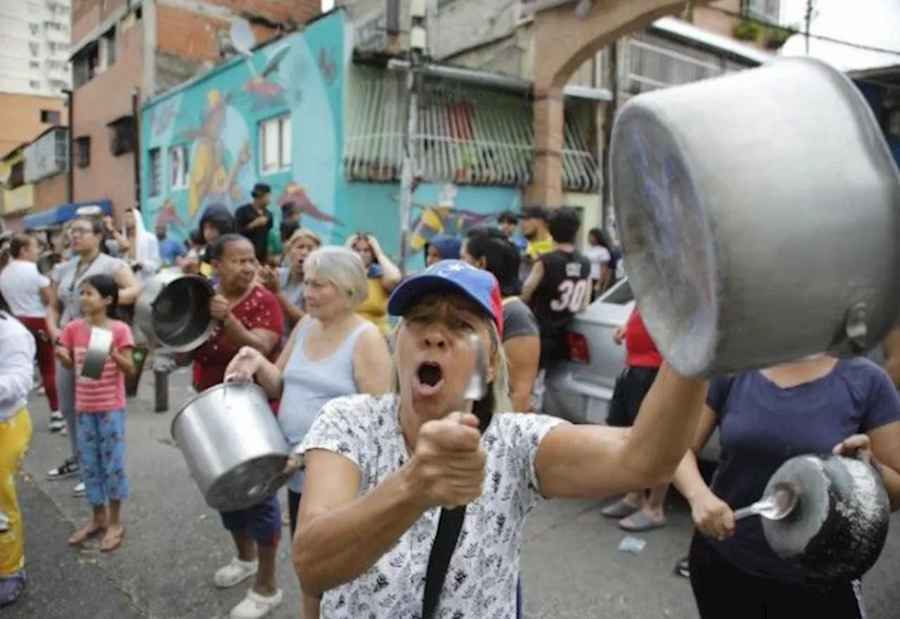 Venezuelanos protestam nas ruas de Caracas contra vitória de Maduro