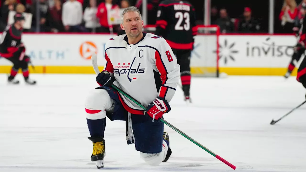 Washington Capitals' Alex Ovechkin Suffers Knee Injury