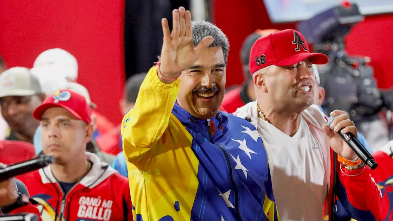 Venezuela's President Nicolas Maduro wins third term - as opponent says 'entire world knows what happened'