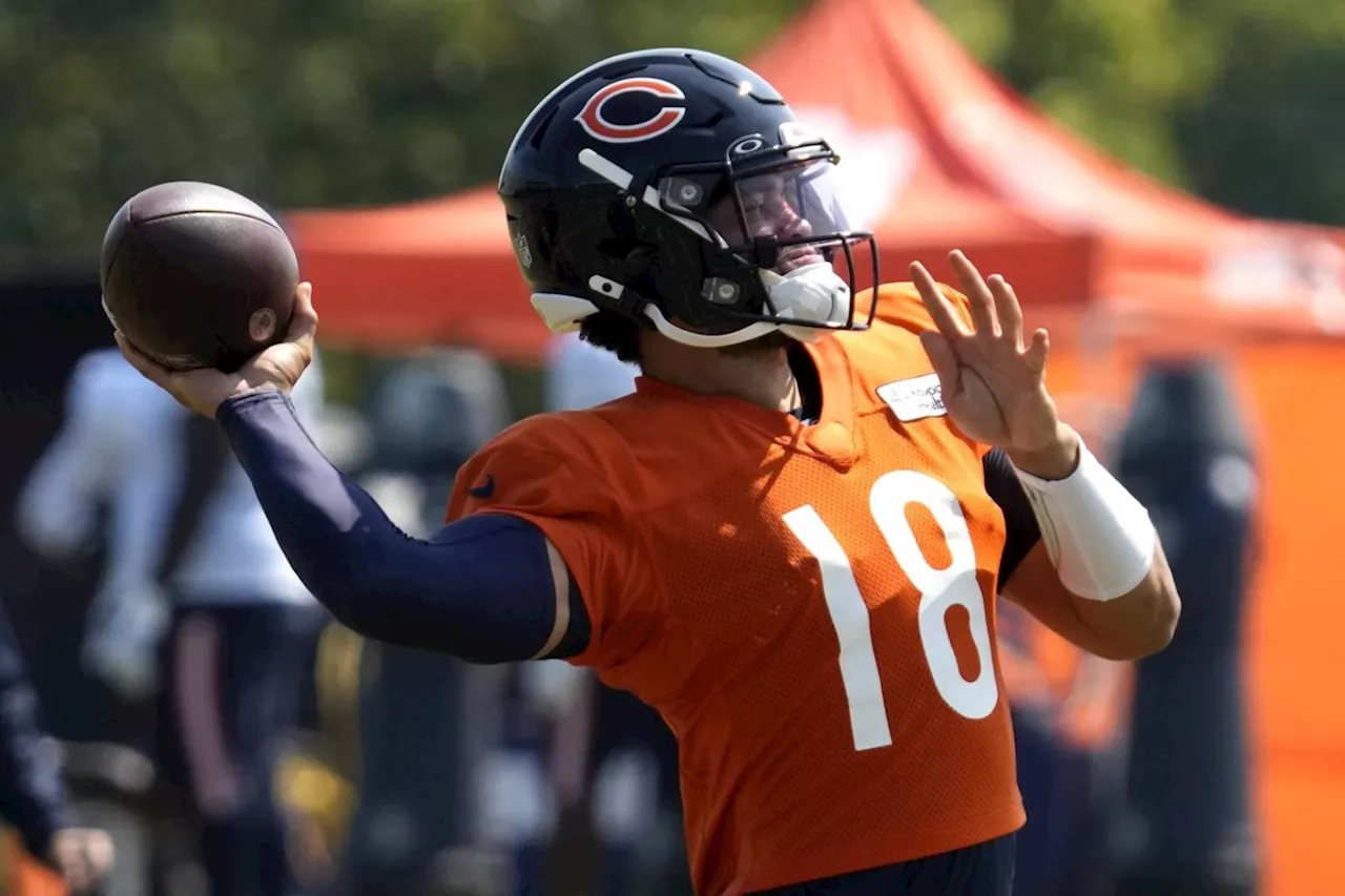 Chicago Bears QB Caleb Williams fights through training camp's early ups and downs