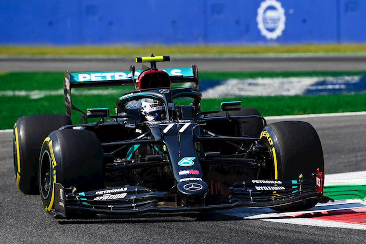 FP1 Monza: Valtteri Bottas top, Crash von Verstappen