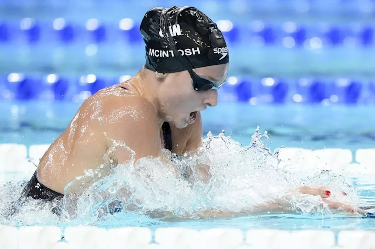 Olympics-Swimming-World record holder McIntosh eyes 400 medley gold